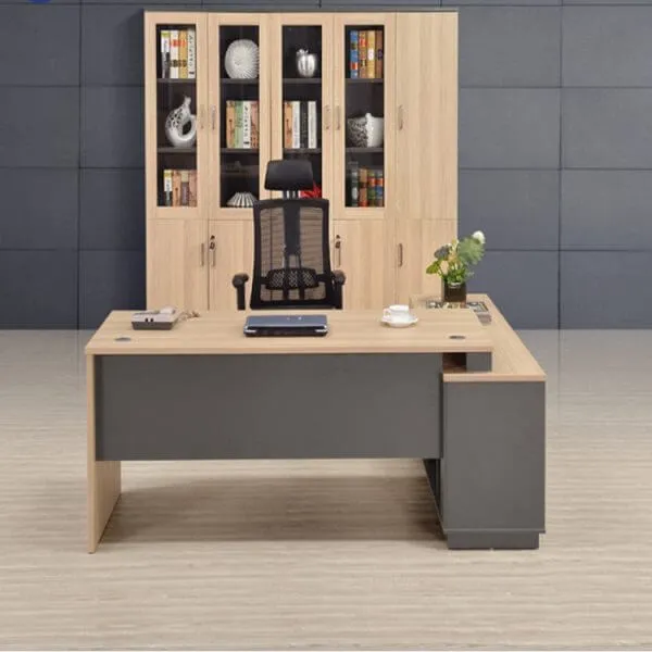 Bàn Giám Đốc Yếm Lửng Liền Hộc 1m6 - BGDVP60