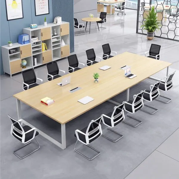 Bàn Phòng Họp Gỗ Công Nghiệp MFC 3m2 - BHVP36