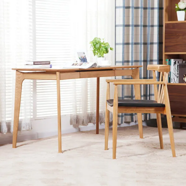 Bàn Làm Việc Gỗ Sồi Tự Nhiên - BLVVP18