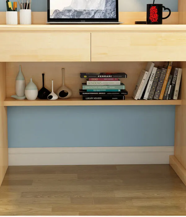 Bàn Học Liền Giá Sách - BHSVP14