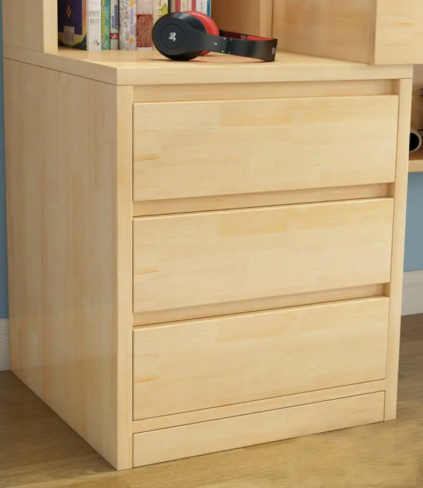 Bàn Học Liền Giá Sách - BHSVP14