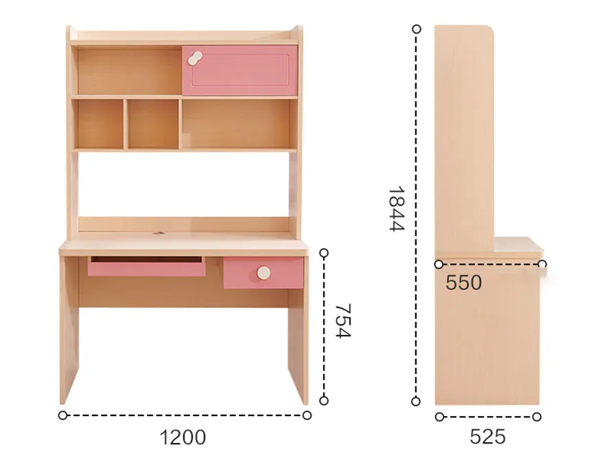 Bộ Bàn Học Đẹp Cho Bé Gái - BHSVP17