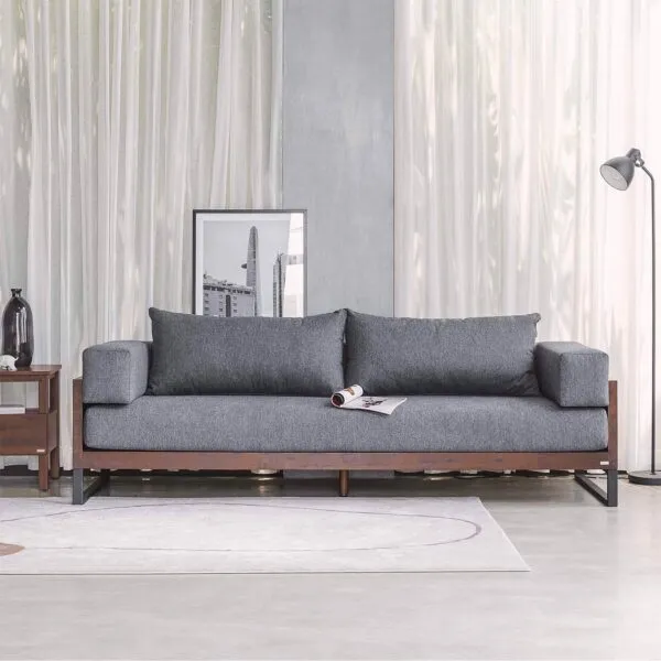 Sofa Văng Gỗ Tràm Phủ Sơn PU - SPGVP01