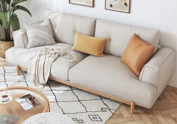 Sofa Văng Bọc Vải Cotton - SVVP18