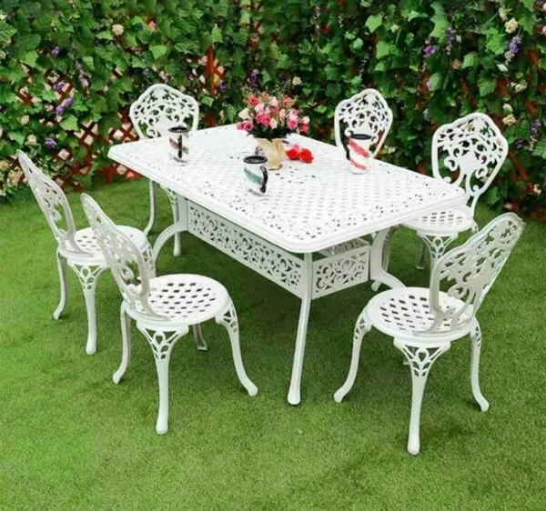 Bàn Ghế Cafe Sân Vườn Hình Chữ Nhật - BGCVP10