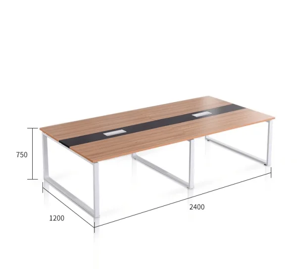 Bàn Phòng Họp Gỗ Công Nghiệp MFC 2m4 – BHVP31