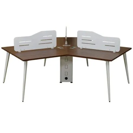Module Bàn Làm Việc 3 Người Vách Ngăn Bằng Tôn - BLVVP52