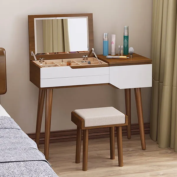 Bàn Trang Điểm Nhỏ Gọn Phong Cách Bắc Âu - BTDVP29