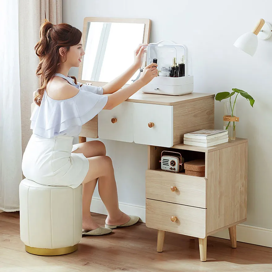 Bàn Trang Điểm Gương Lật Phong Cách Bắc Âu - BTDVP11