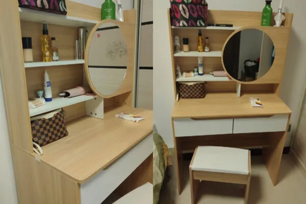 Bàn Trang Điểm Gương Treo Hình Tròn - BTDVP21