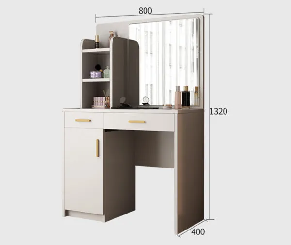Bàn Trang Điểm Gương Vuông Hiện Đại - BTDVP08
