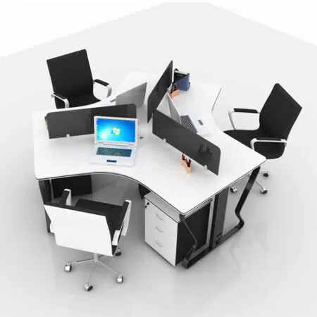 Cụm Bàn Làm Việc 3 Người 1m2 – CBLVVP04