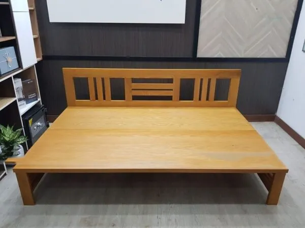 Sofa giường gỗ sồi 2m4 - SGVP01