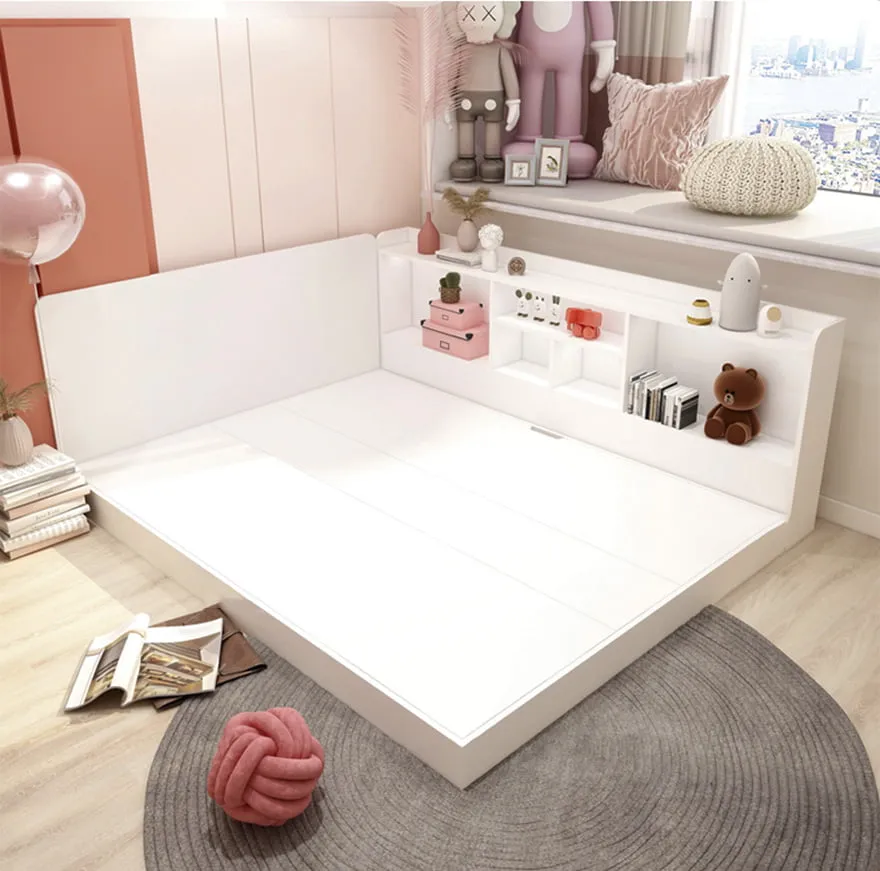Giường Ngủ Cho Bé Kết Hợp Giá Sách Hiện Đại - GNVP12