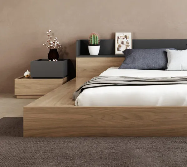 Giường Ngủ Kiểu Nhật Hiện Đại - GNVP17