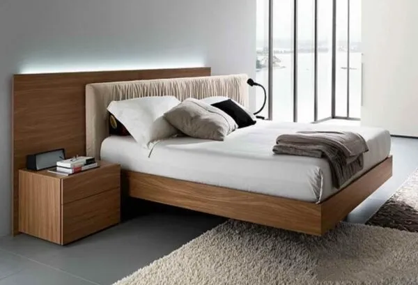 Giường Ngủ Gỗ Sồi Nga Hiện Đại - GNVP24