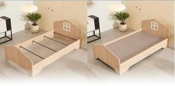 Giường Ngủ Gỗ Hình Ngôi Nhà Cho Bé - GNVP11