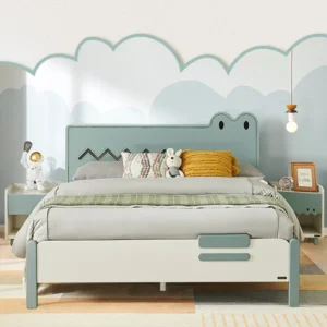 Giường Ngủ Gỗ MDF Hình Cá Sấu Cho Bé - GNVP22