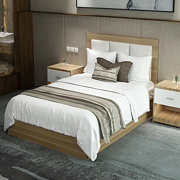 Giường Ngủ Gỗ MDF Không Chân Chắc Chắn - GNVP14