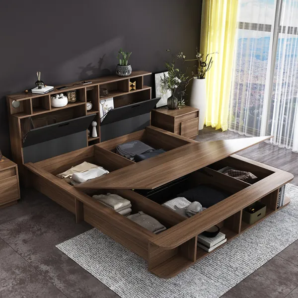 Giường Ngủ Thông Minh Liền Kệ Để Sách - GNVP23