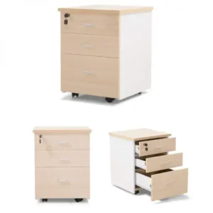 Hộc Tủ Di Động 3 Ngăn Gỗ MDF - HTVP02