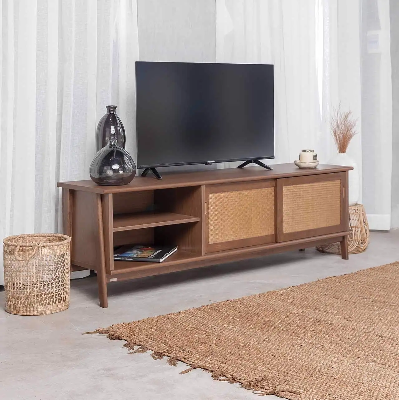 Kệ Tivi Gỗ MDF - KTVP08
