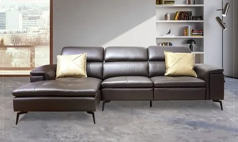 Sofa Da Bò Nhập Khẩu Malaysia 2m7 - SDVP11