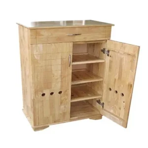 Tủ Đựng Giày Gỗ Cao Su 60cm - TGVP03