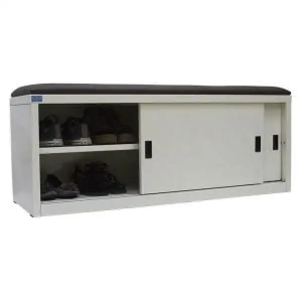 Tủ Giày Bằng Thép Kết Hợp Ghế Ngồi - TGVP08