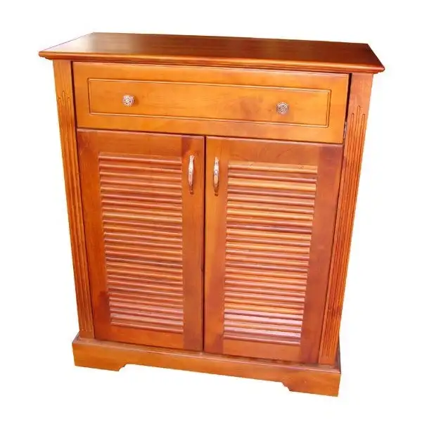 Tủ Giày Gỗ Sồi Mỹ 80cm - TGVP09