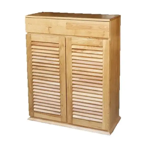 Tủ Giày Gỗ Sồi Mỹ 80cm - TGVP09