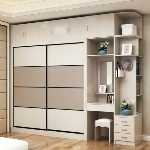 Tủ Quần Áo 6 Buồng Kết Hợp Bàn Trang Điểm - TQAVP18