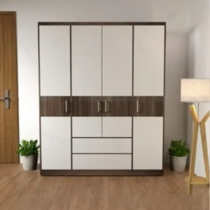 Tủ Quần Áo 3 Buồng 4 Cánh - TQAVP03
