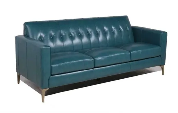 Sofa Giả Da 3 Chỗ Màu Xanh 2m2 - SDVP10