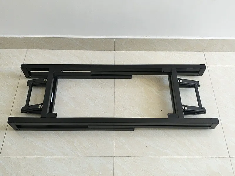 Bàn Làm Việc Chân Sắt Gấp Gọn 1m2 - BLVVP77