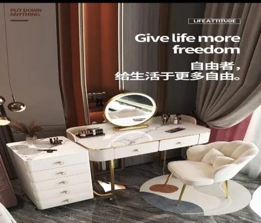 Bàn trang điểm Led gương - TDLSVP18