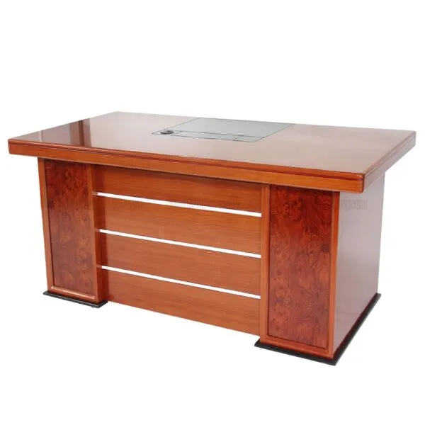 Bàn Giám Đốc Yếm 3 Sọc Trắng 1m6 - BGDVPXP12