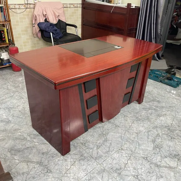 Bàn Giám Đốc Yếm Chữ V Gỗ Công Nghiệp 1m6- BGDVPXP16