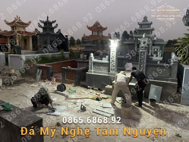 Lăng mộ đá xanh rêu đẹp ở Gia Lộc, Hải Dương