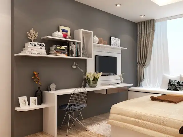 Bàn làm việc có thể đặt ở trong phòng ngủ
