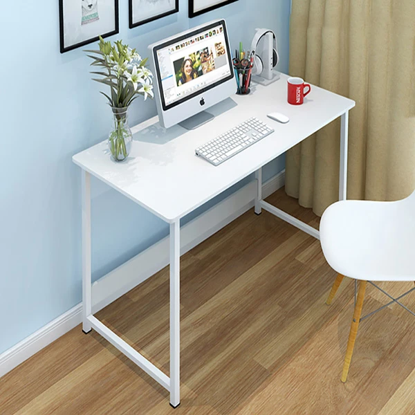 Mẫu bàn văn phòng với phần chân sắt được sơn tĩnh điện thiết kế theo hình chữ U – BCSVP08