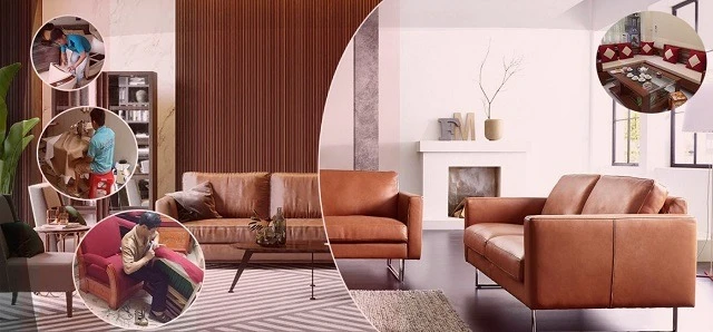 Bỏ túi cách bọc da ghế sofa