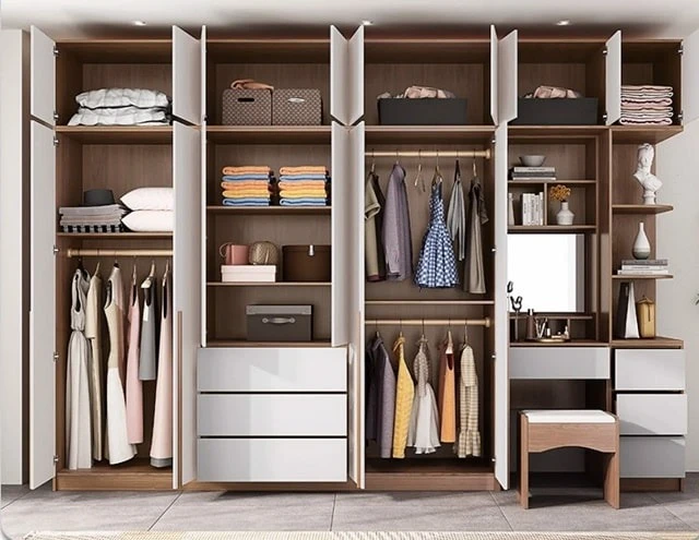 Mẫu tủ quần áo kịch trần 8