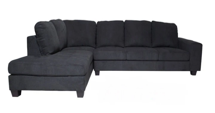 Sofa với kiểu dáng chữ L cùng với màu đen tinh tế - SDVP11