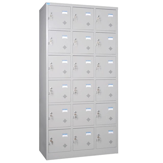 Thiết kế tủ 18 ngăn đơn giản, gọn gàng