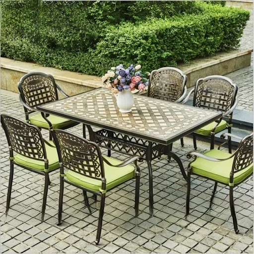 Bộ bàn ghế cafe nhôm có tính thẩm mỹ cao và cực kì bền