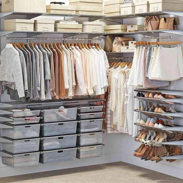 Gợi ý cách trang trí tủ quần áo đẹp, sang trọng, tiết kiệm diện tích