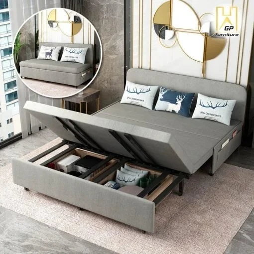 Sản phẩm sofa giường đôi với kích thước rộng - SGVP03