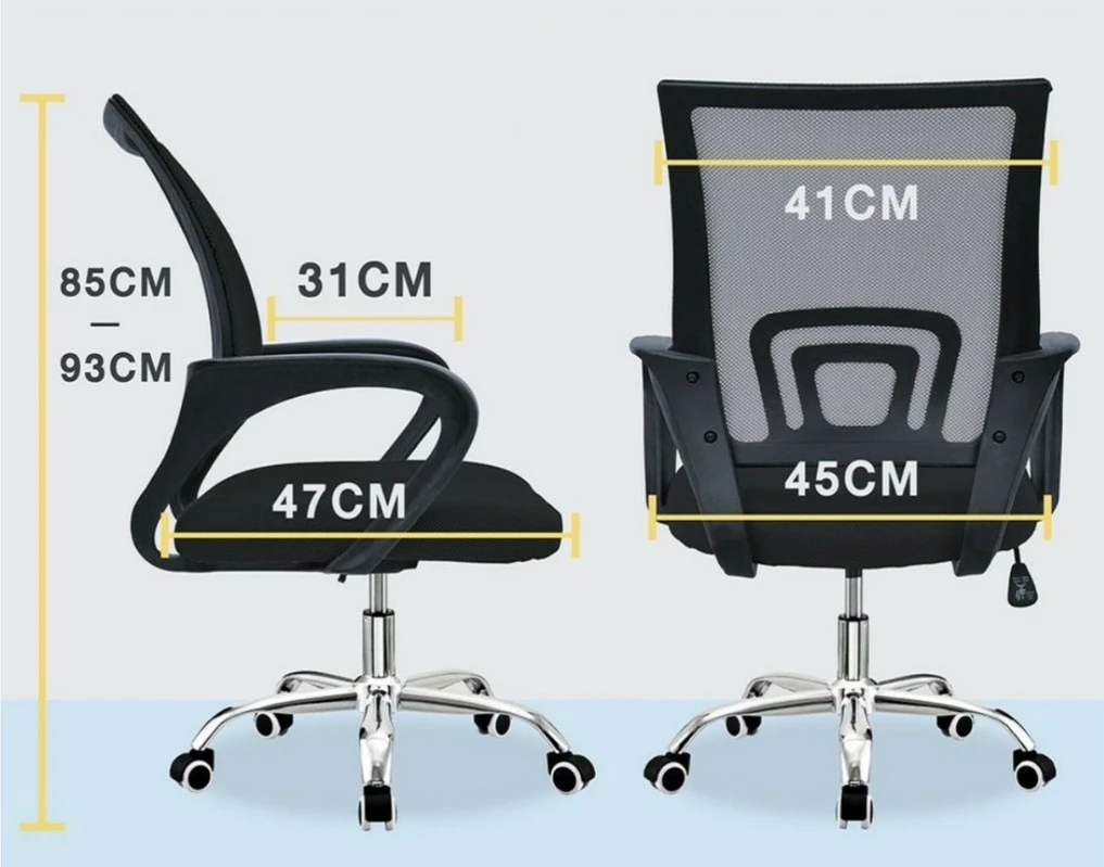 Cân nhắc lựa chọn kích thước phù hợp khi mua ghế xoay