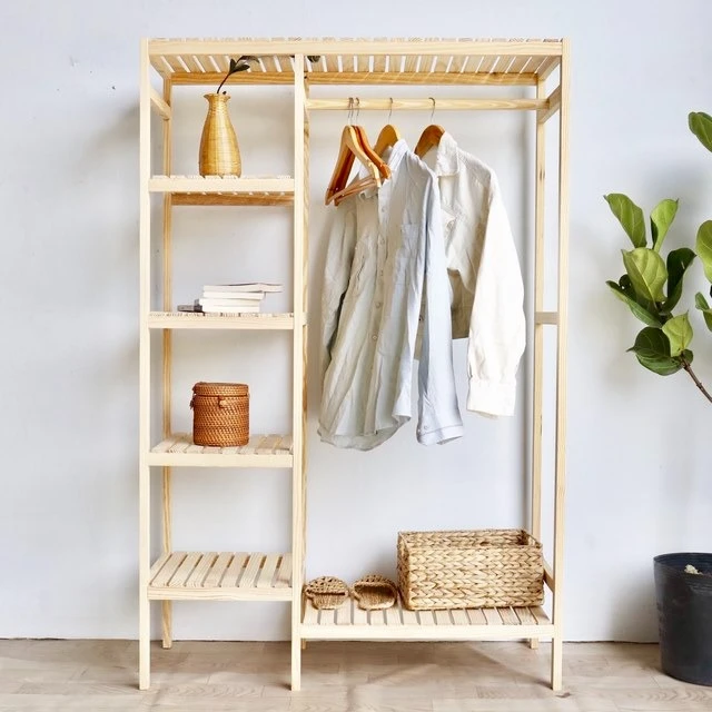 Tủ quần áo khung gỗ bền đẹp chắc chắn